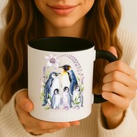 Flippers Up Penguins Resist Tariffs Mug