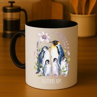 Flippers Up Penguins Resist Tariffs Mug