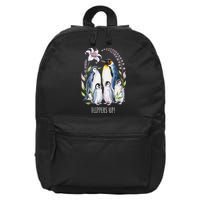 Flippers Up Penguins Resist Tariffs 16 in Basic Backpack