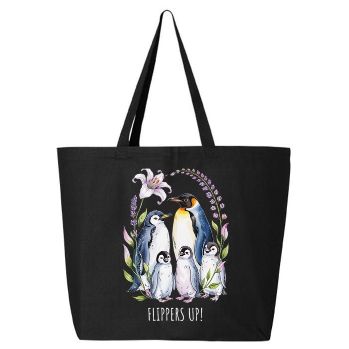 Flippers Up Penguins Resist Tariffs 25L Jumbo Tote
