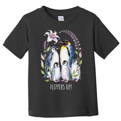 Flippers Up Penguins Resist Tariffs Toddler T-Shirt