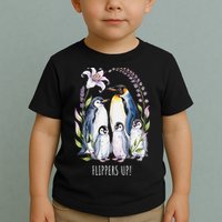 Flippers Up Penguins Resist Tariffs Toddler T-Shirt