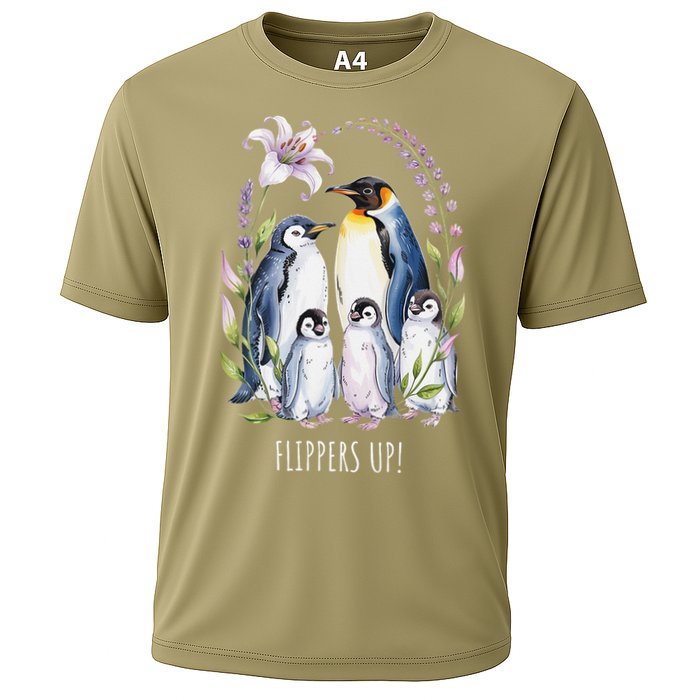 Flippers Up Penguins Resist Tariffs Performance Shirt
