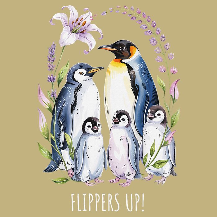 Flippers Up Penguins Resist Tariffs Long Sleeve Shirt