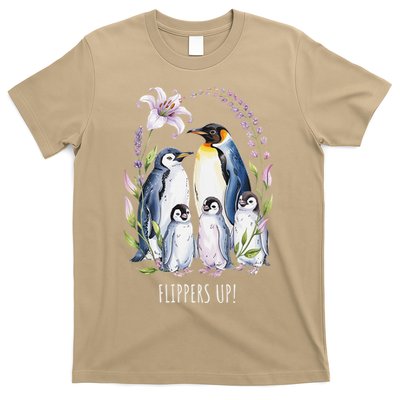 Flippers Up Penguins Resist Tariffs T-Shirt