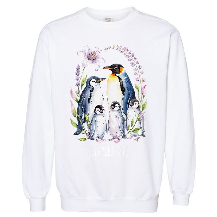 Flippers Up Penguins Resist Tariffs Garment-Dyed Sweatshirt