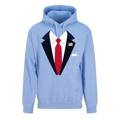 Funny Usa President Trump Suit Easy Halloween Costume Long Sleeve Unisex Surf Hoodie