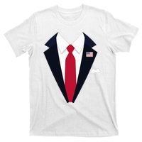 Funny Usa President Trump Suit Easy Halloween Costume Long Sleeve T-Shirt