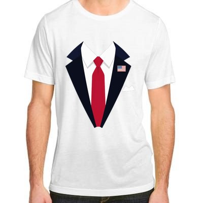 Funny Usa President Trump Suit Easy Halloween Costume Long Sleeve Adult ChromaSoft Performance T-Shirt