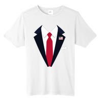 Funny Usa President Trump Suit Easy Halloween Costume Long Sleeve Tall Fusion ChromaSoft Performance T-Shirt