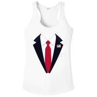 Funny Usa President Trump Suit Easy Halloween Costume Long Sleeve Ladies PosiCharge Competitor Racerback Tank