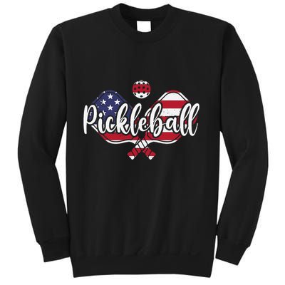 Funny Usa Pickleball Pickleball Player Paddleball Lover Sweatshirt