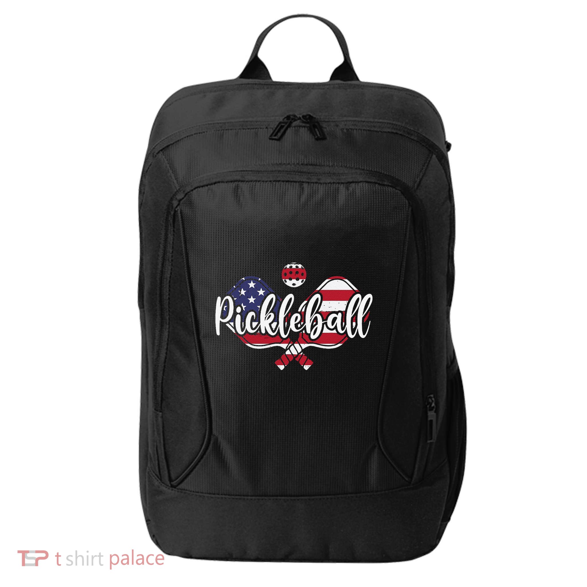 Funny Usa Pickleball Pickleball Player Paddleball Lover City Backpack