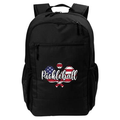Funny Usa Pickleball Pickleball Player Paddleball Lover Backpack