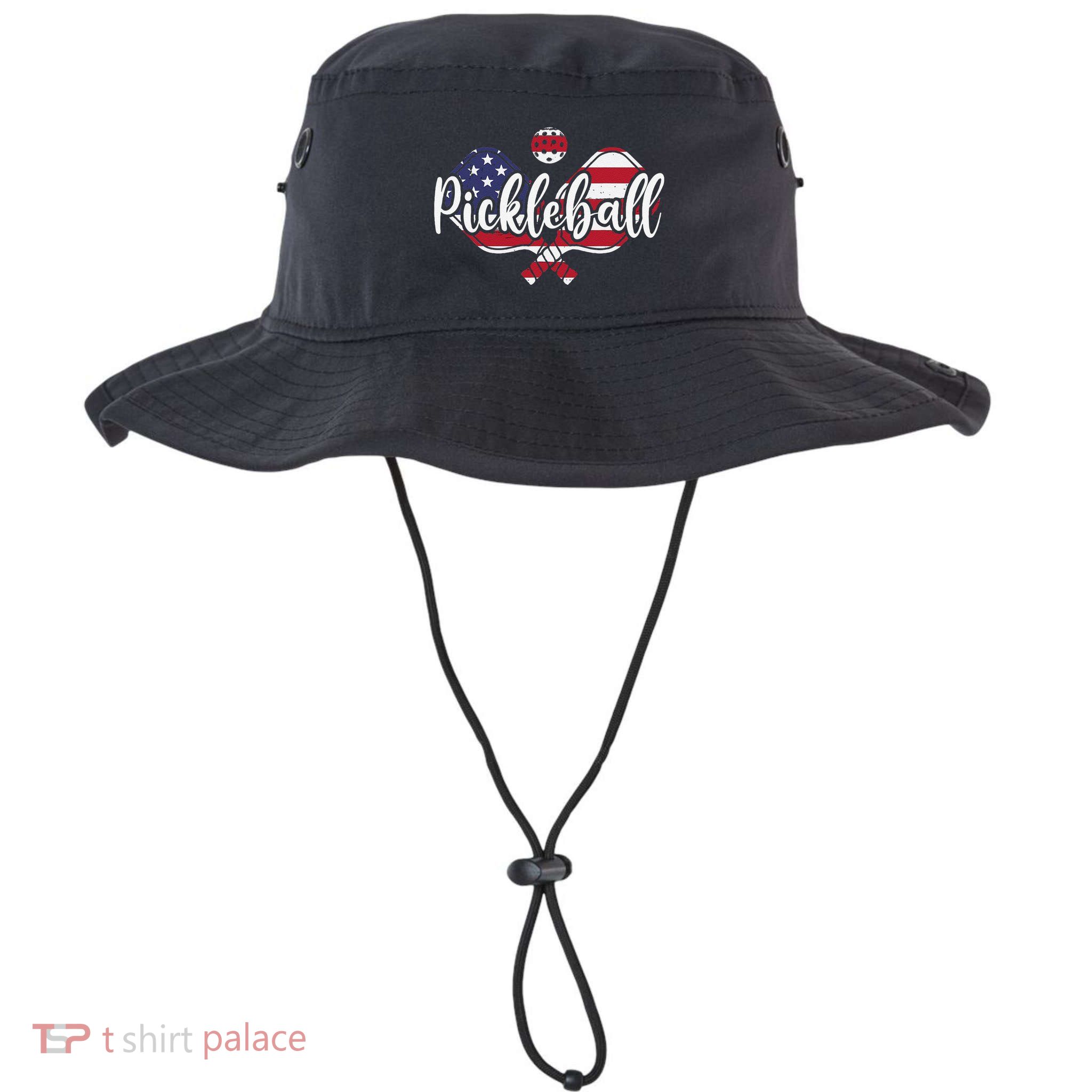Funny Usa Pickleball Pickleball Player Paddleball Lover Bucket Hat