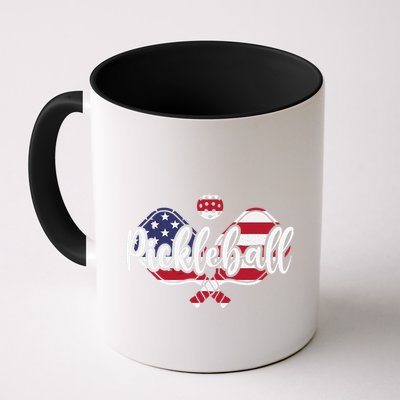 Funny Usa Pickleball Pickleball Player Paddleball Lover Mug