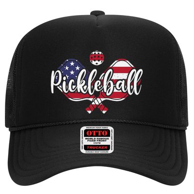 Funny Usa Pickleball Pickleball Player Paddleball Lover Trucker Hat