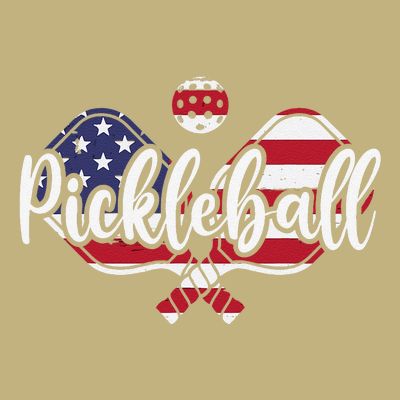 Funny Usa Pickleball Pickleball Player Paddleball Lover T-Shirt