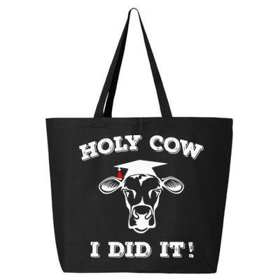 Funny Udderly Proud Graduation Gifts Holy Cow I Did It! 25L Jumbo Tote
