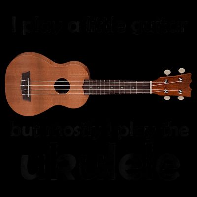 Funny Ukulele Pun Little Guitar T-Shirt