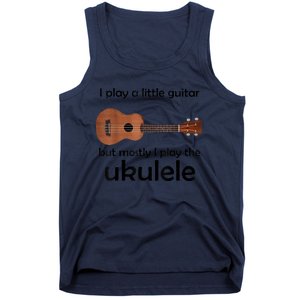 Funny Ukulele Pun Little Guitar Tank Top