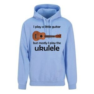 Funny Ukulele Pun Little Guitar Unisex Surf Hoodie