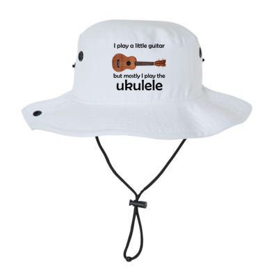 Funny Ukulele Pun Little Guitar Legacy Cool Fit Booney Bucket Hat