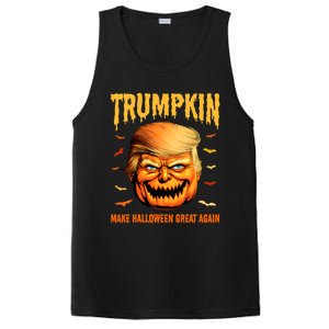 Funny Usa Pumpkin Trumpkin Make Halloween Great Again Gift PosiCharge Competitor Tank