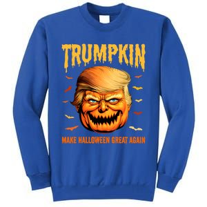 Funny Usa Pumpkin Trumpkin Make Halloween Great Again Gift Tall Sweatshirt