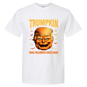 Funny Usa Pumpkin Trumpkin Make Halloween Great Again Gift Garment-Dyed Heavyweight T-Shirt