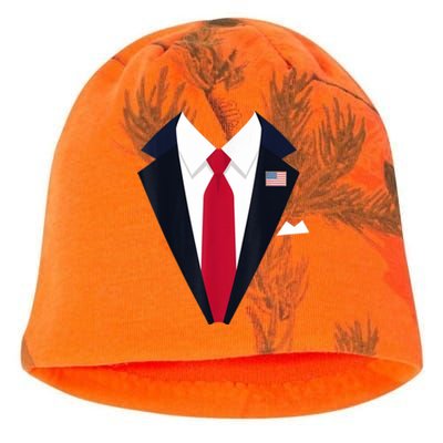 Funny Usa President Trump Suit Easy Halloween Costume Kati - Camo Knit Beanie