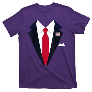 Funny Usa President Trump Suit Easy Halloween Costume T-Shirt