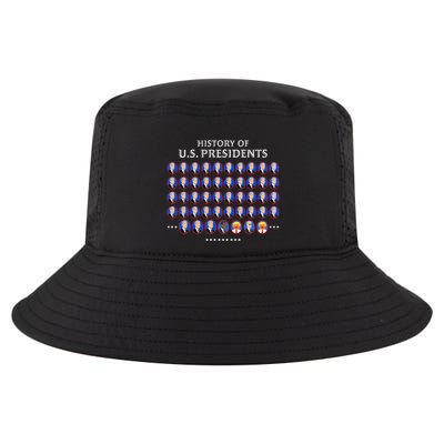 Funny Us Presidents History 1 T0 47 Trump Clown Caricature Cool Comfort Performance Bucket Hat