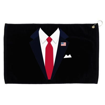 Funny Usa President Trump Suit Easy Halloween Costume Grommeted Golf Towel