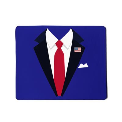 Funny Usa President Trump Suit Easy Halloween Costume Mousepad