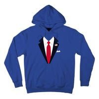 Funny Usa President Trump Suit Easy Halloween Costume Tall Hoodie