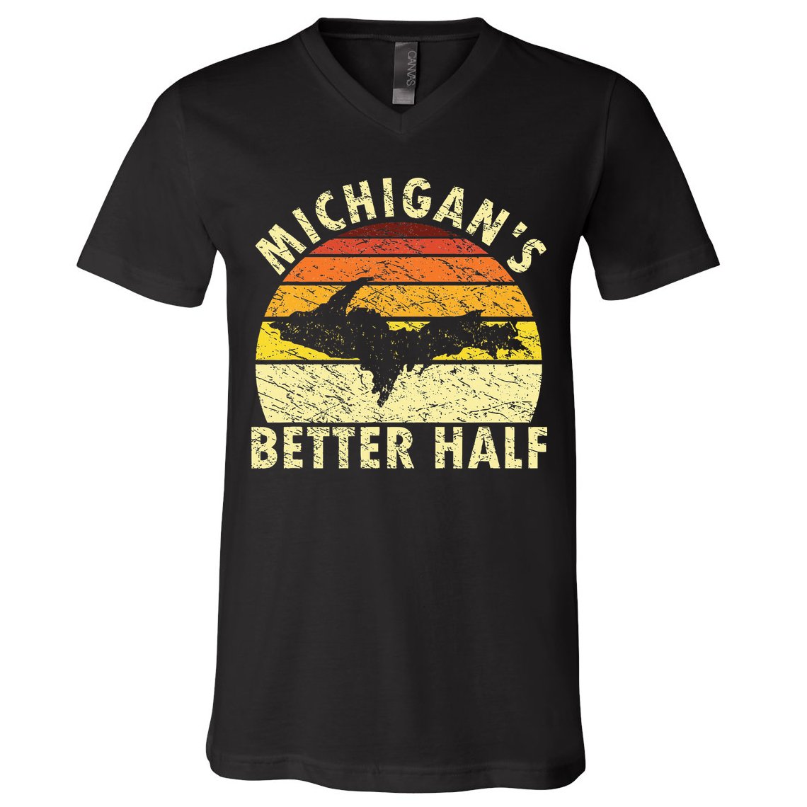 Funny Upper Peninsula Yooper Upper Michigan V-Neck T-Shirt