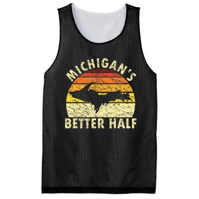 Funny Upper Peninsula Yooper Upper Michigan Mesh Reversible Basketball Jersey Tank