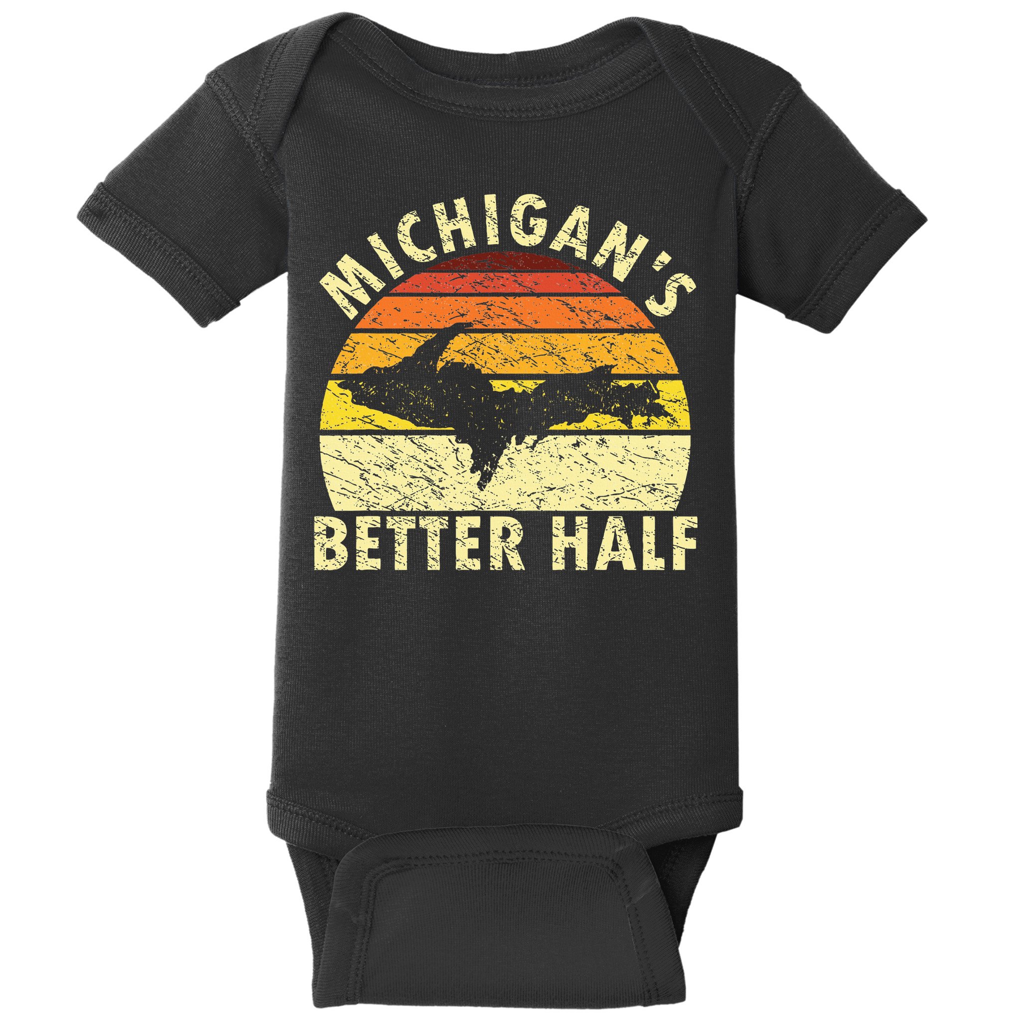 Funny Upper Peninsula Yooper Upper Michigan Baby Bodysuit