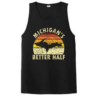 Funny Upper Peninsula Yooper Upper Michigan PosiCharge Competitor Tank