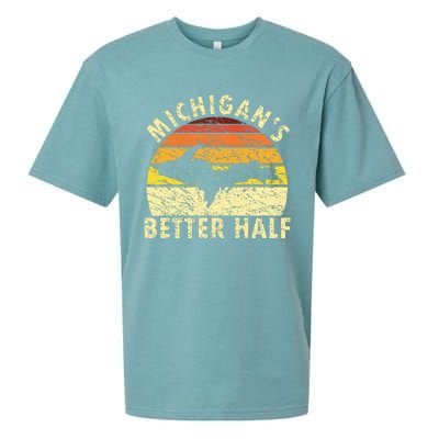 Funny Upper Peninsula Yooper Upper Michigan Sueded Cloud Jersey T-Shirt