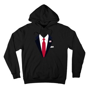 Funny Usa President Trump Suit Easy Halloween Costume Hoodie