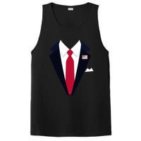 Funny Usa President Trump Suit Easy Halloween Costume PosiCharge Competitor Tank