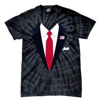 Funny Usa President Trump Suit Easy Halloween Costume Tie-Dye T-Shirt