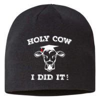 Funny Udderly Proud Graduation Gifts Holy Cow I Did It! Sustainable Beanie