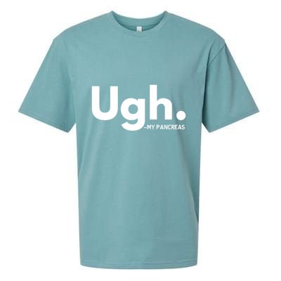 Funny Ugh Pancreas Supporter Sueded Cloud Jersey T-Shirt
