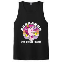 Funny Unicorn Puppet Aaaaand Why Should I Care PosiCharge Competitor Tank