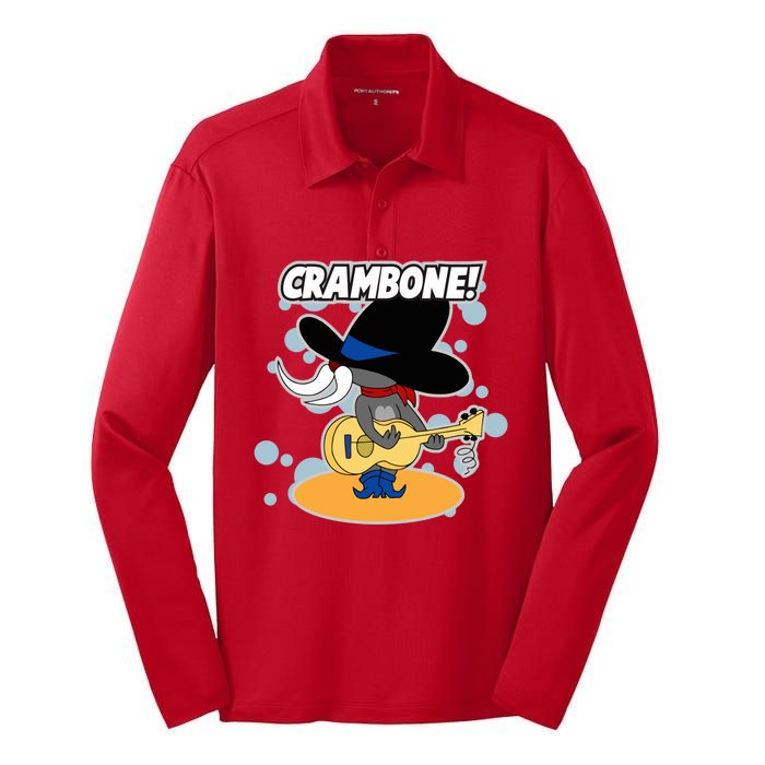 Funny Uncle Pecos Cartoon Lover Silk Touch Performance Long Sleeve Polo