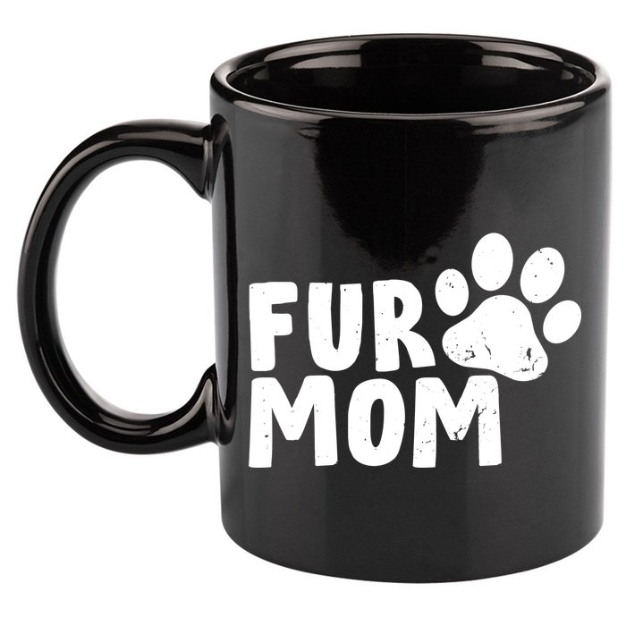 Fur Mom 11oz C Handle Ceramic Mug