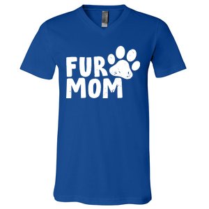 Fur Mom V-Neck T-Shirt